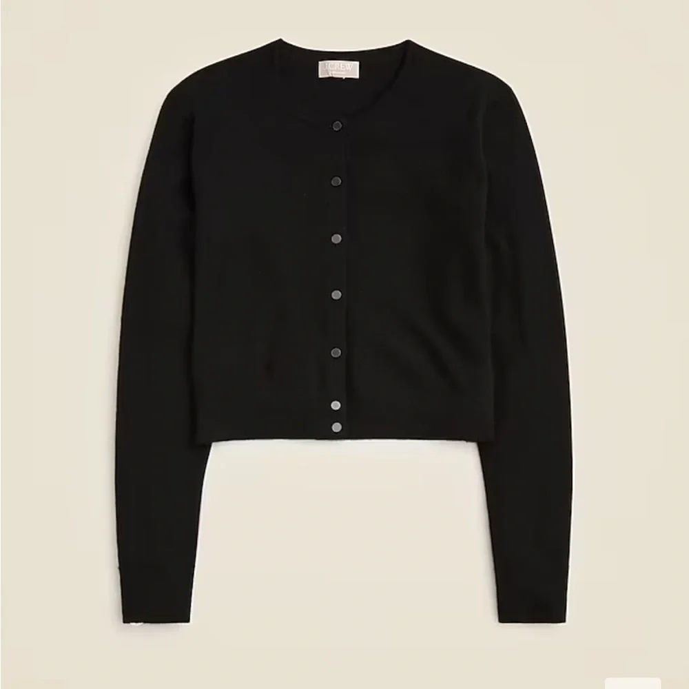J crew Featherweight cashmere shrunken cardigan sweater